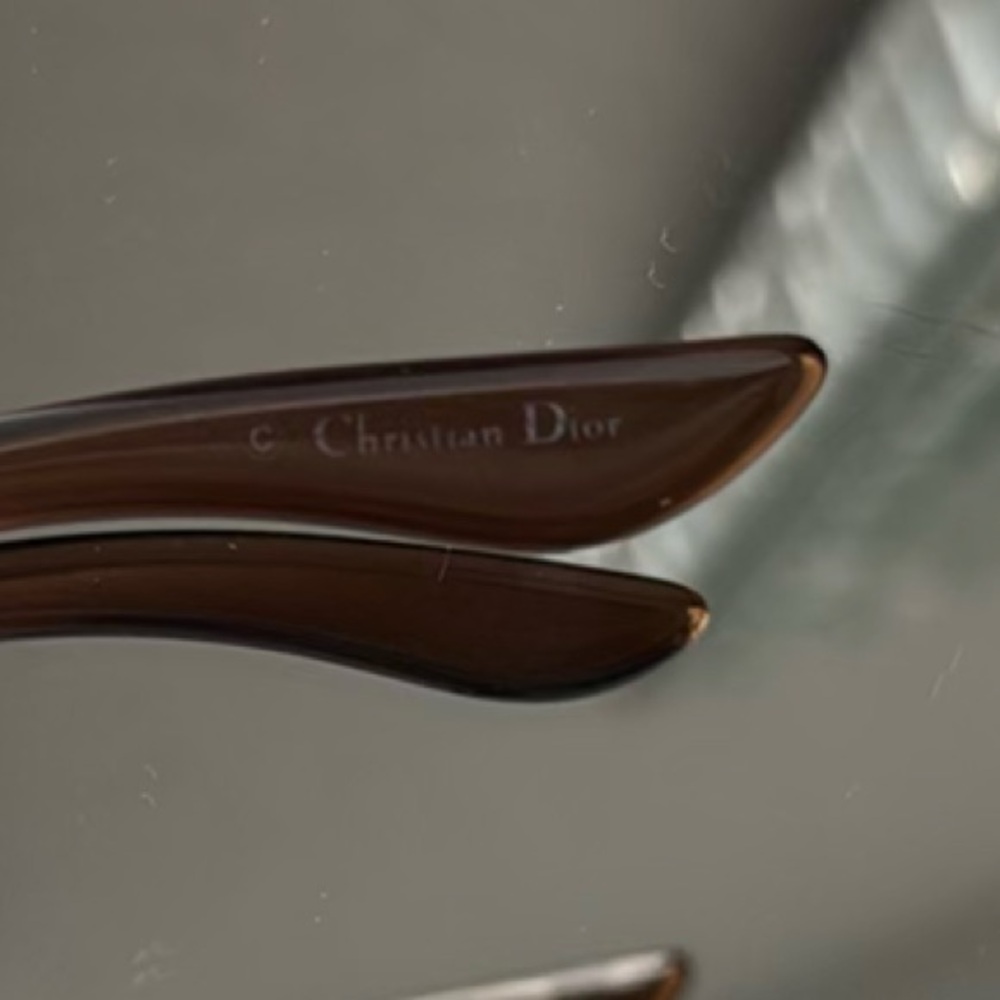 Dior Brown Gradient Oversized Square Sunglasses - Picture 7 of 8